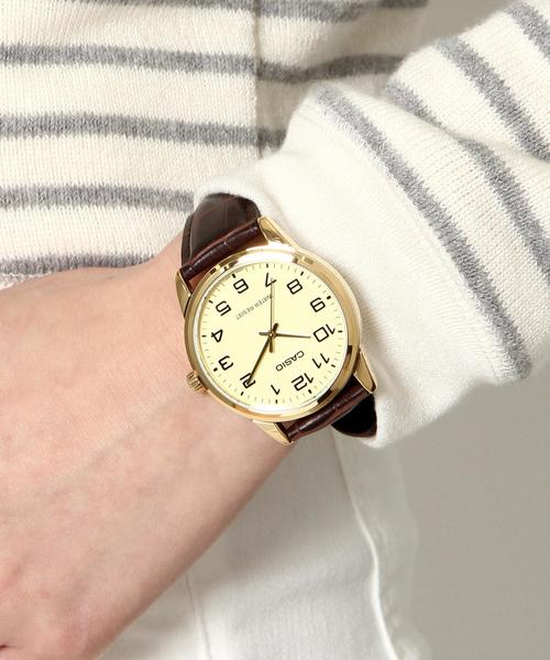 Another Edition（アナザーエディション）の「CASIO MTP（アナログ腕時計・レディース・ブラック/ブラウン・フリー）」の7枚目の写真