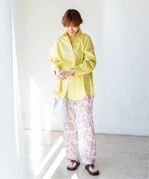 IENA(イエナ)の「《追加》シリコンワッシャーコットンシャツ(シャツ/ブラウス・レディース・パープル/ネイビー/イエロー・38/36)」の19枚目の写真