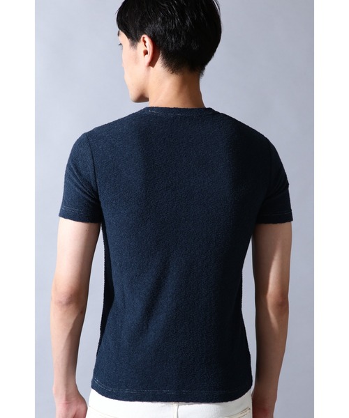 HIGH STREET(ハイストリート)の「HIGH STREET∴ボタニカル柄プリント 製品染め(Tシャツ/カットソー・メンズ・カーキ/グレー系その他・M/LL/L)」の5枚目の写真