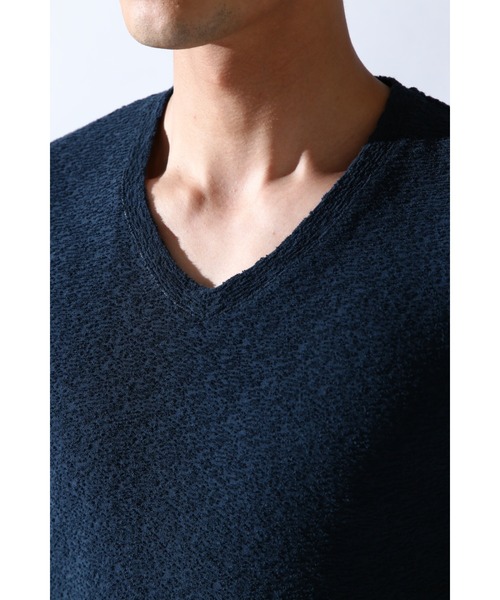 HIGH STREET(ハイストリート)の「HIGH STREET∴ボタニカル柄プリント 製品染め(Tシャツ/カットソー・メンズ・カーキ/グレー系その他・M/LL/L)」の6枚目の写真