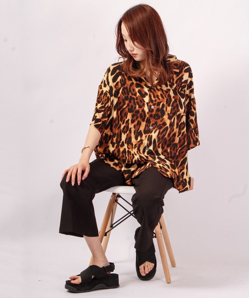 A.T,C in the attic homme(エーティーシーインジアティックオム)の「とろみ アニマル柄 オープンカラーオーバーシャツ(シャツ/ブラウス・メンズ・その他/その他1・M/L)」の13枚目の写真