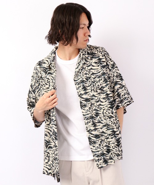 A.T,C in the attic homme(エーティーシーインジアティックオム)の「とろみ アニマル柄 オープンカラーオーバーシャツ(シャツ/ブラウス・メンズ・その他/その他1・M/L)」の19枚目の写真