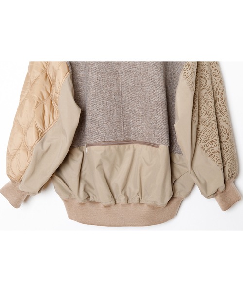 STOF（ストフ）の「STOF/ストフ/Melting textile blouson（ブルゾン