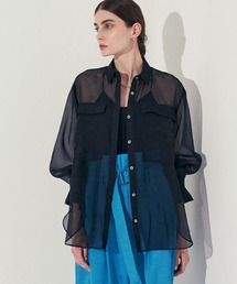 city | 【CITY】シアーシェイドカラーSH(シャツ/ブラウス)