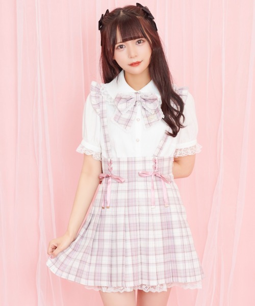 Secret Honey（シークレットハニー）の「フリルリボンタイ付半袖 