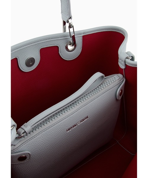 EMPORIO ARMANI（エンポリオアルマーニ）の「【エンポリオ アルマーニ】MyEA ショッパー ディアプリント ミディアム（ハンドバッグ・レディース・グレー/ブルー系その他/レッド系/ベージュ/ネイビー系2/レッド系1/モスグリーン/アクア/シルバーグレー/ダルブルー系/セージグリーン・FREE）」の17枚目の写真