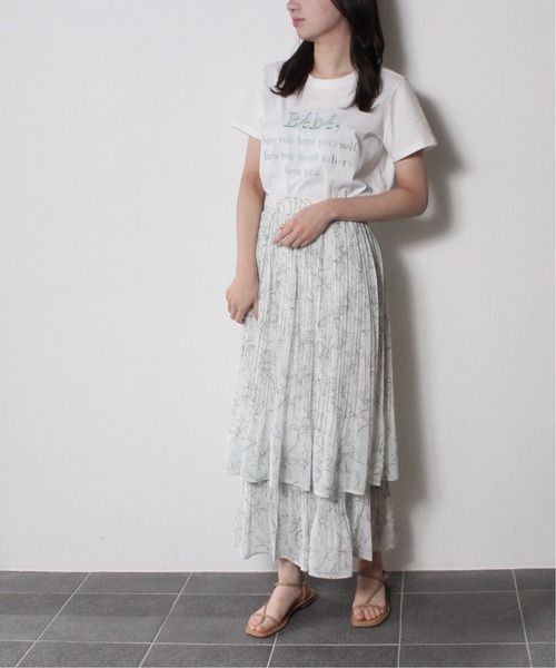 NOMAE（ノーマエ）の「ティアードプリーツスカート（スカート・レディース・ピンク系その他/パープル系その他/グレー系その他・FREE）」の17枚目の写真