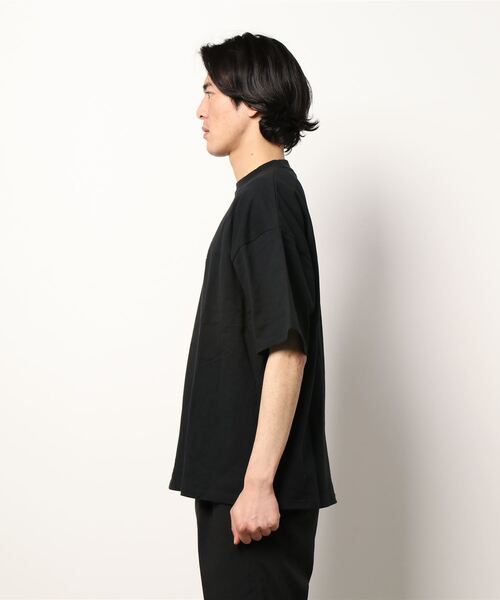 SPINNS（スピンズ）の「【ビッグシルエット】MONEY グラフィックロゴ ビッグTシャツ（Tシャツ/カットソー・メンズ・ホワイト/オレンジ/グリーン/ブラック/サックスブルー・ONESIZE）」の7枚目の写真