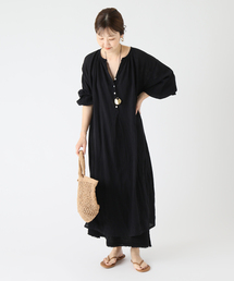 【LES ATELIERS FRANCAIS DE CONFECTION】SP GATHER ワンピース
