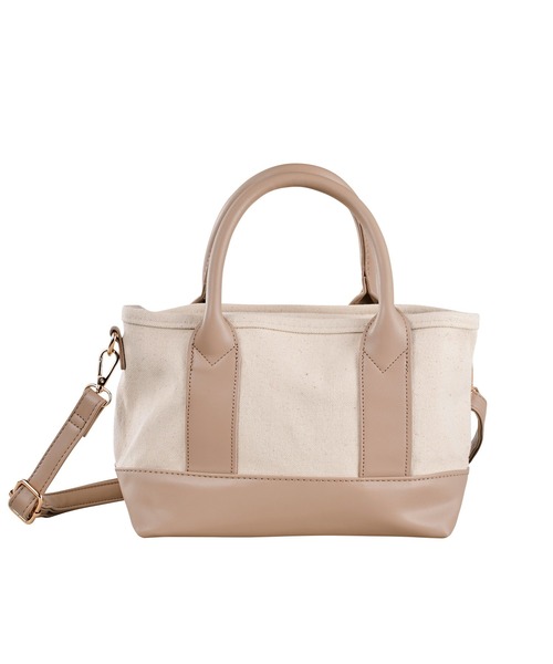 GeeRA（ジーラ）の「仕分けができるミニ2WAYバッグ（トートバッグ・レディース・ブラック/ベージュ/ブルー/ブラック系その他/レオパード/パイソン・FREE）」の10枚目の写真