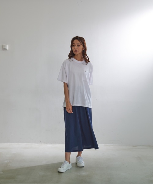 Arnold Palmer（アーノルドパーマー）の「STAY FRESH ワンポイント シェア ビッグ Tシャツ（Tシャツ/カットソー・レディース・ホワイト/ネイビー/グリーン/クリーム・LL/S/M/L）」の20枚目の写真