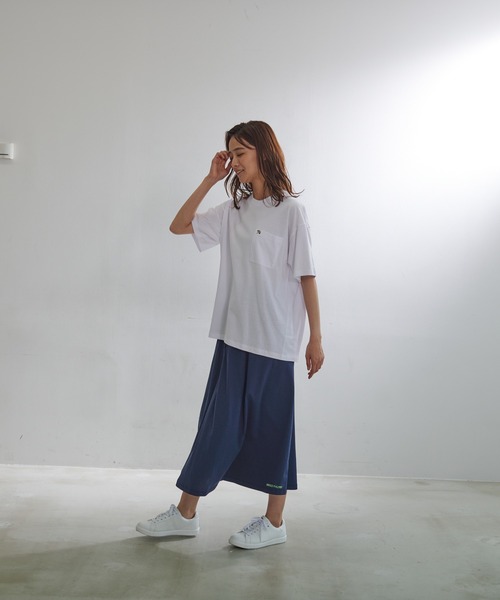 Arnold Palmer（アーノルドパーマー）の「STAY FRESH ワンポイント シェア ビッグ Tシャツ（Tシャツ/カットソー・レディース・ホワイト/ネイビー/グリーン/クリーム・LL/S/M/L）」の21枚目の写真