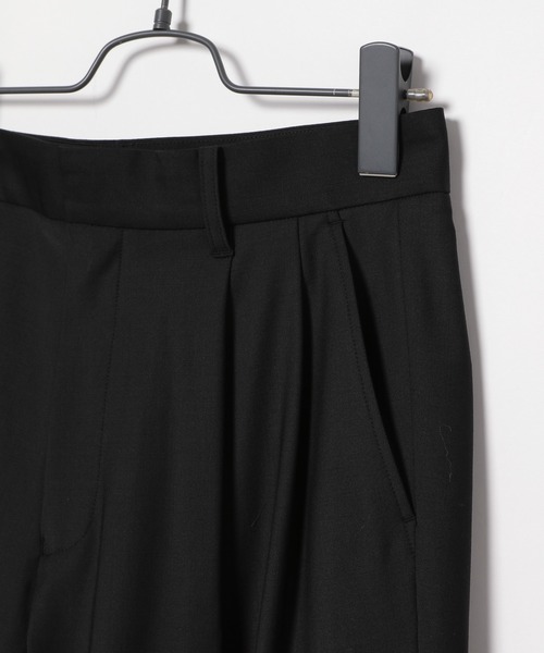 yuw(ユウ)の「ツータックトラウザー 298549(その他パンツ・レディース・ブラック/グレー・MEDIUM/LARGE)」の5枚目の写真
