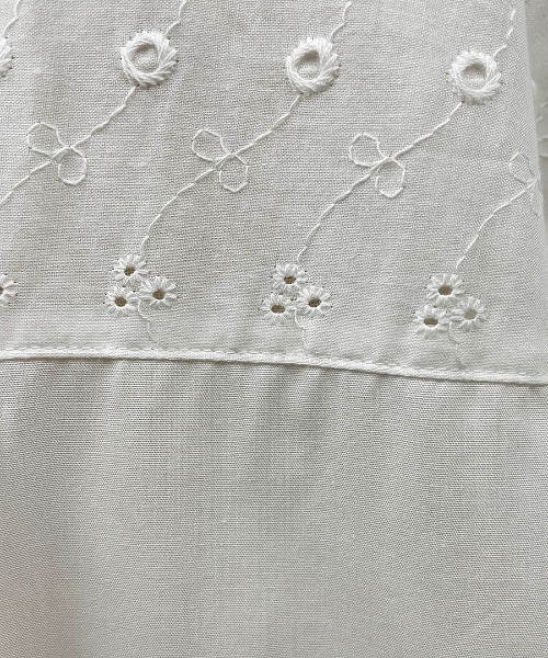 PICCIN（ピッチン）の「【日本製】ブロイダーレースブラウス②（シャツ/ブラウス・レディース・ホワイト系その他・M）」の8枚目の写真