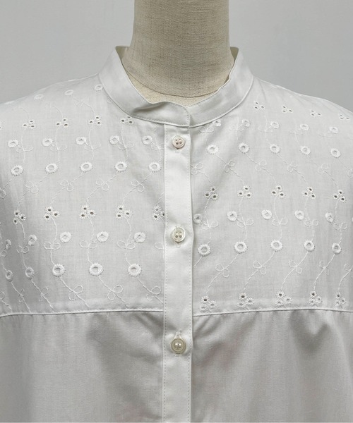 PICCIN（ピッチン）の「【日本製】ブロイダーレースブラウス②（シャツ/ブラウス・レディース・ホワイト系その他・M）」の5枚目の写真