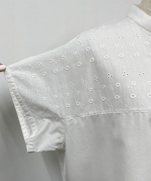PICCIN（ピッチン）の「【日本製】ブロイダーレースブラウス②（シャツ/ブラウス・レディース・ホワイト系その他・M）」の6枚目の写真