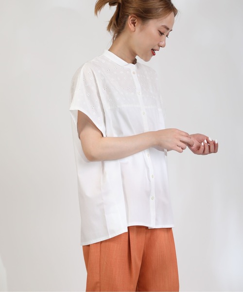 PICCIN（ピッチン）の「【日本製】ブロイダーレースブラウス②（シャツ/ブラウス・レディース・ホワイト系その他・M）」の11枚目の写真