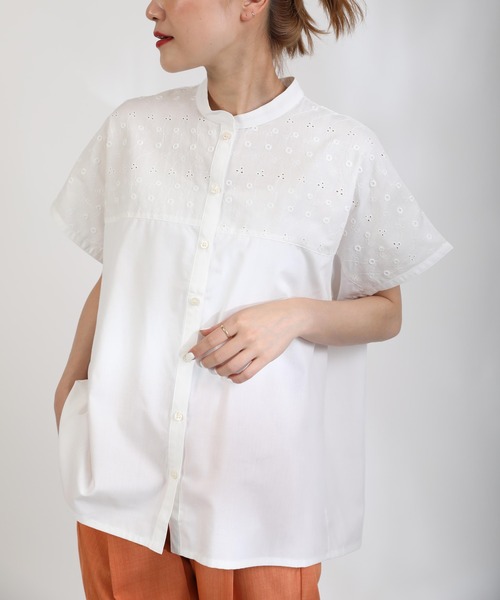 PICCIN（ピッチン）の「【日本製】ブロイダーレースブラウス②（シャツ/ブラウス・レディース・ホワイト系その他・M）」の10枚目の写真