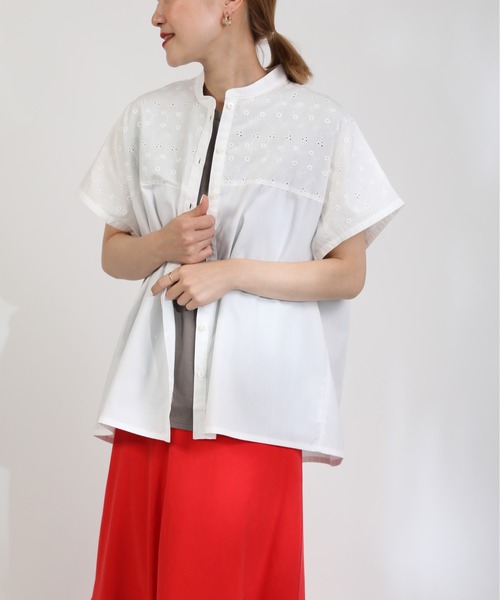 PICCIN（ピッチン）の「【日本製】ブロイダーレースブラウス②（シャツ/ブラウス・レディース・ホワイト系その他・M）」の22枚目の写真