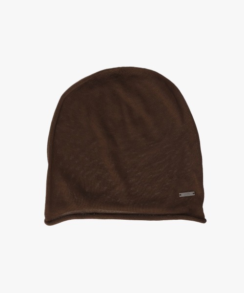 arth（アース）の「arth HG Silk Beanie / アース（ニットキャップ/ビーニー・メンズ・ブラック/ベージュ/ネイビー/ブラウン・57~59cm）」の3枚目の写真