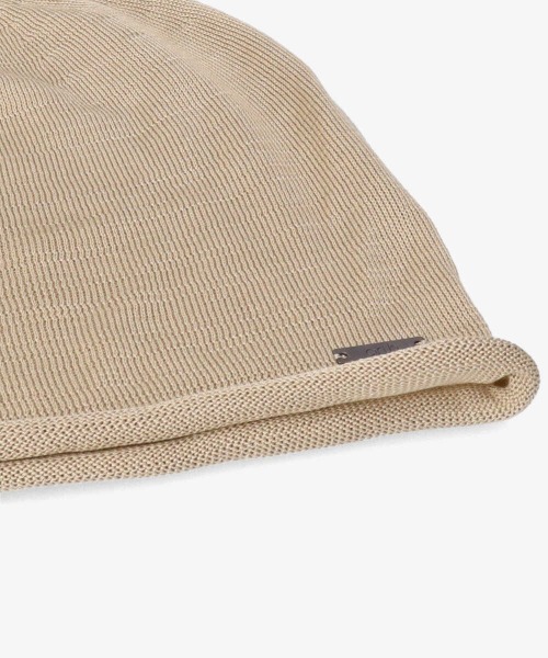 arth（アース）の「arth HG Silk Beanie / アース（ニットキャップ/ビーニー・メンズ・ブラック/ベージュ/ネイビー/ブラウン・57~59cm）」の9枚目の写真