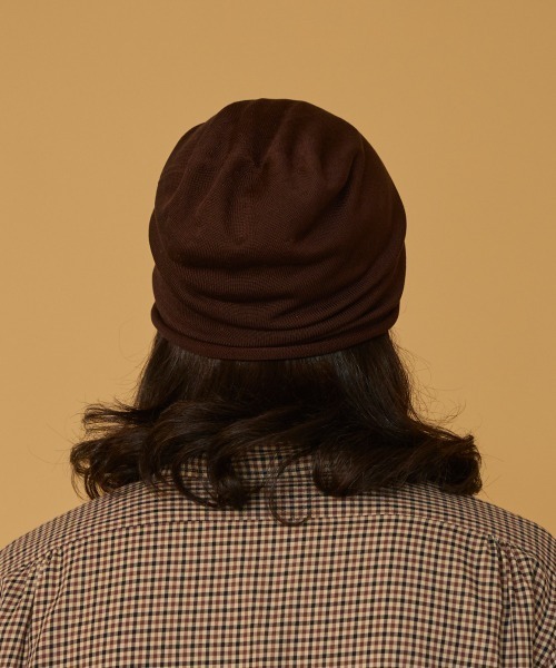 arth（アース）の「arth HG Silk Beanie / アース（ニットキャップ/ビーニー・メンズ・ブラック/ベージュ/ネイビー/ブラウン・57~59cm）」の17枚目の写真