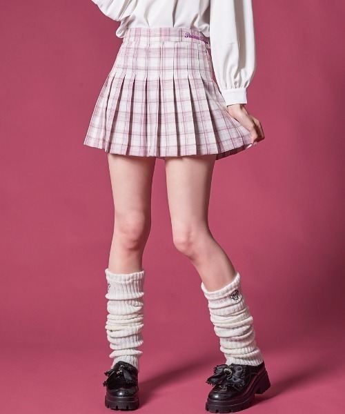 haek check pleated skirt チェック柄プリーツスカート check pleated skirt /チェック柄プリーツスカート（スカート