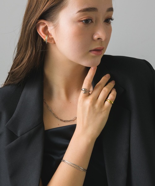 muku(ムク)の「金属アレルギー対応 ソフトニュアンスリング/サージカルステンレス/316L(リング・レディース・ゴールド/シルバー・11/13/3/9)」の20枚目の写真