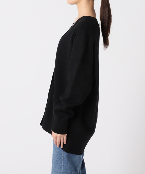 FRAMeWORK（フレームワーク）の「コットンカシミヤスムースカーディガン（カーディガン/ボレロ・レディース・チャコールグレー/ブラック/ベージュ/ピンク・FREE）」の14枚目の写真