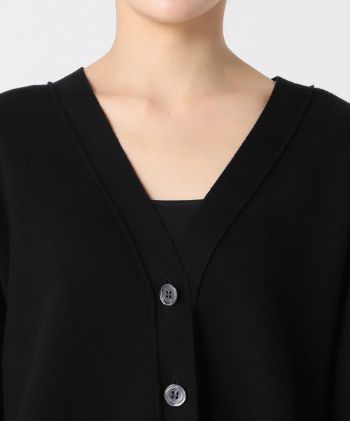 FRAMeWORK（フレームワーク）の「コットンカシミヤスムースカーディガン（カーディガン/ボレロ・レディース・チャコールグレー/ブラック/ベージュ/ピンク・FREE）」の16枚目の写真