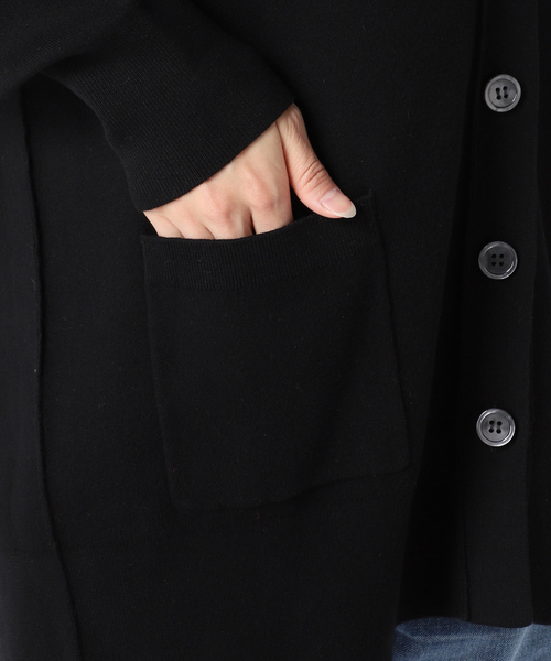 FRAMeWORK（フレームワーク）の「コットンカシミヤスムースカーディガン（カーディガン/ボレロ・レディース・チャコールグレー/ブラック/ベージュ/ピンク・FREE）」の20枚目の写真