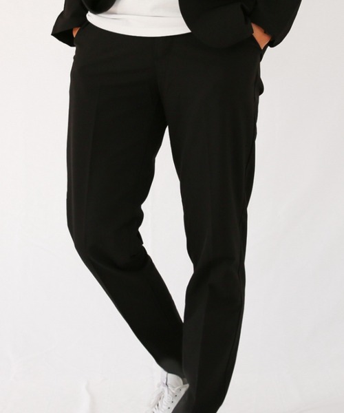 TOKYO SHIRTS（トウキョウシャツ）の「4Dストレッチフィット ワークパンツ（スーツパンツ・メンズ・アッシュグレー/ブラック/ネイビー・LL/M/L/3L/S）」の2枚目の写真