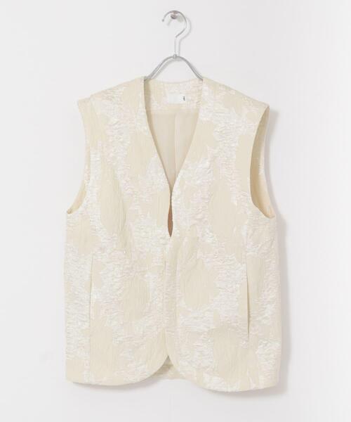 KBF（ケイビーエフ）の「BIGジャガードベスト（ベスト・レディース・アイボリー/ベージュ系その他/ネイビー・ONE）」の17枚目の写真