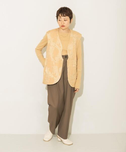 KBF BIG ジャガードベスト KBF｜BIGジャガードベスト | Rakuten Fashion(楽天ファッション