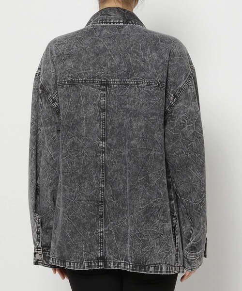 PAGEBOY（ページボーイ）の「レトロシャツGジャン（デニムジャケット・レディース・インディゴブルー/ブラック系その他/ブルー系その他・FREE）」の21枚目の写真