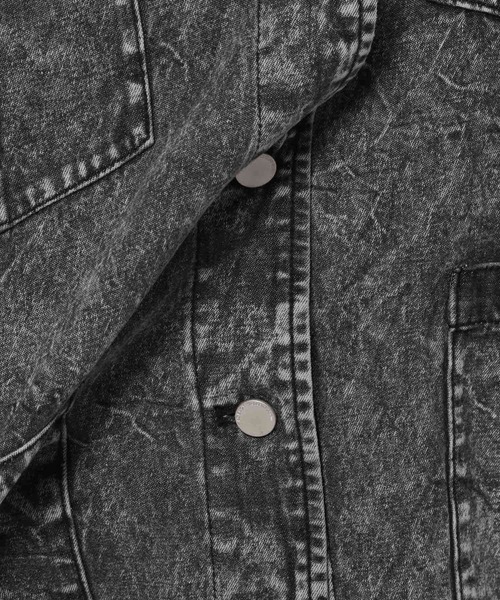 PAGEBOY（ページボーイ）の「レトロシャツGジャン（デニムジャケット・レディース・インディゴブルー/ブラック系その他/ブルー系その他・FREE）」の14枚目の写真