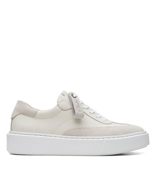 Clarks（クラークス）の「Hero Lite Lo / ヒーローライトロー（ホワイトレザー）（スニーカー・レディース・ホワイト・UK3/UK3.5/UK4/UK4.5/UK5/UK5.5/UK6）」の8枚目の写真