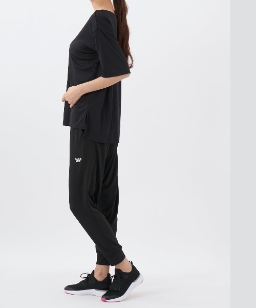 セール】【Reebok:リーボック】レディース5分袖Tシャツ付き2点
