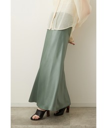 【LA PEAU DE GEM】バイアスマーメイドロングスカート