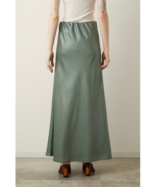 LA PEAU DE GEM（ラポドゥジェム）の「【LA PEAU DE GEM】バイアスマーメイドロングスカート（スカート・レディース・ブラック/カーキ・FREE）」の22枚目の写真
