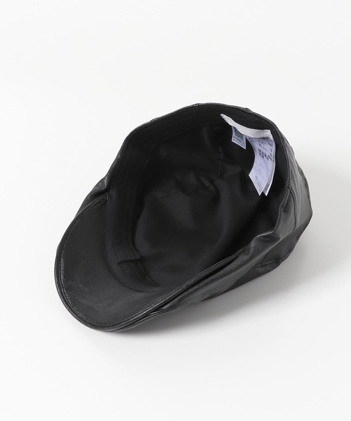 SENSE OF PLACE by URBAN RESEARCH（センスオブプレイスバイアーバンリサーチ）の「フェイクレザーハンチング（ハンチング/ベレー帽・メンズ・ブラック・ONE）」の5枚目の写真