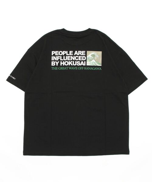 BENCH'S SELECT（ベンチセレクト）の「HOKUSAI TEEー葛飾北斎『冨嶽三十六景』（Tシャツ/カットソー・メンズ・ブラック/ホワイト・SMALL/X-LARGE/MEDIUM/LARGE）」の5枚目の写真