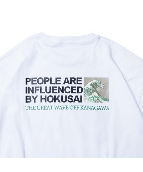 BENCH'S SELECT（ベンチセレクト）の「HOKUSAI TEEー葛飾北斎『冨嶽三十六景』（Tシャツ/カットソー・メンズ・ブラック/ホワイト・SMALL/X-LARGE/MEDIUM/LARGE）」の13枚目の写真