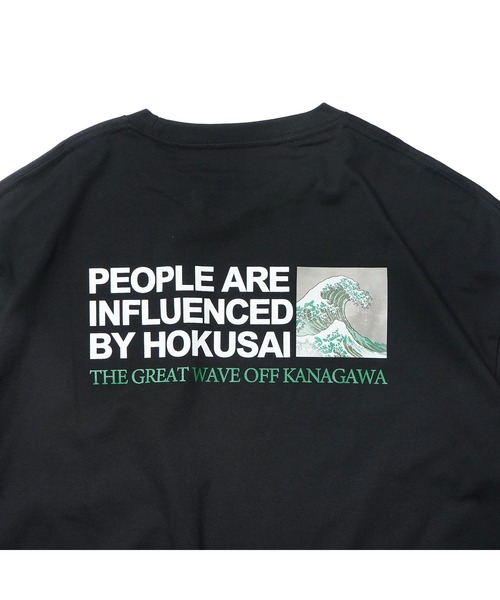 BENCH'S SELECT（ベンチセレクト）の「HOKUSAI TEEー葛飾北斎『冨嶽三十六景』（Tシャツ/カットソー・メンズ・ブラック/ホワイト・SMALL/X-LARGE/MEDIUM/LARGE）」の11枚目の写真