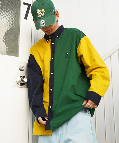 VENCEEXCHANGE(ヴァンスエクスチェンジ)の「Red Cap Girl レッドキャップガール ワンポイント刺繍シャツ(シャツ/ブラウス・メンズ・ホワイト/ブラック/ダークグレー/グリーン/ブルー/ネイビー/ブルー系その他/スカイブルー/イエロー/その他・M/L)」の10枚目の写真