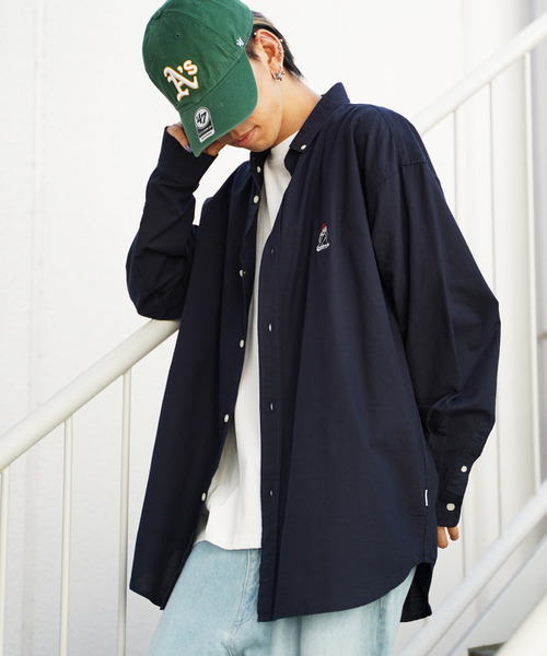 VENCEEXCHANGE(ヴァンスエクスチェンジ)の「Red Cap Girl レッドキャップガール ワンポイント刺繍シャツ(シャツ/ブラウス・メンズ・ホワイト/ブラック/ダークグレー/グリーン/ブルー/ネイビー/ブルー系その他/スカイブルー/イエロー/その他・M/L)」の20枚目の写真