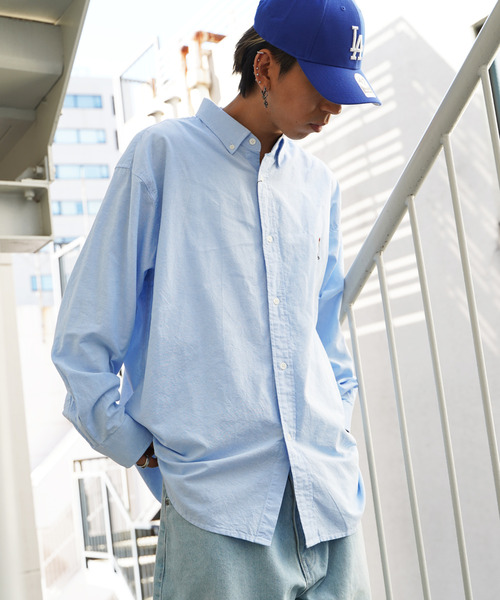 VENCEEXCHANGE(ヴァンスエクスチェンジ)の「Red Cap Girl レッドキャップガール ワンポイント刺繍シャツ(シャツ/ブラウス・メンズ・ホワイト/ブラック/ダークグレー/グリーン/ブルー/ネイビー/ブルー系その他/スカイブルー/イエロー/その他・M/L)」の13枚目の写真