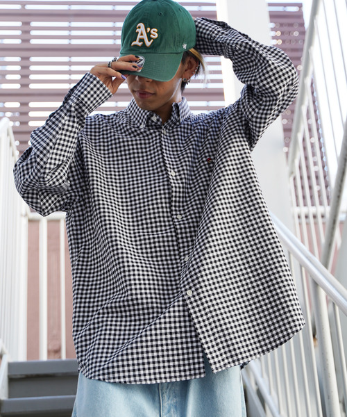 VENCEEXCHANGE(ヴァンスエクスチェンジ)の「Red Cap Girl レッドキャップガール ワンポイント刺繍シャツ(シャツ/ブラウス・メンズ・ホワイト/ブラック/ダークグレー/グリーン/ブルー/ネイビー/ブルー系その他/スカイブルー/イエロー/その他・M/L)」の22枚目の写真