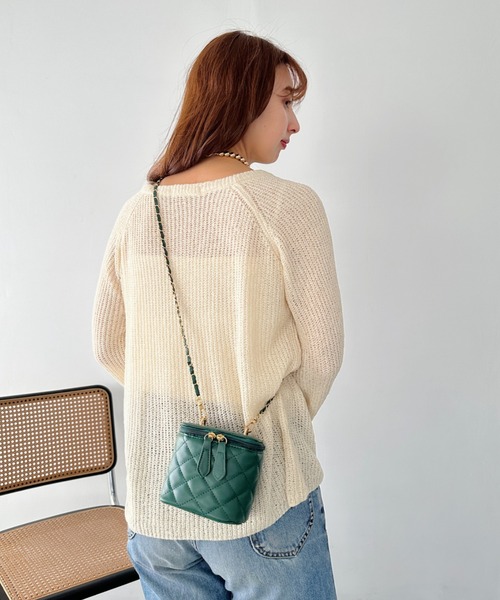 セール】キルティングチェーンバニティーミニバッグ（ショルダーバッグ