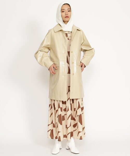 Ray BEAMS（レイビームス）の「Ray BEAMS / バラクラバ（ニットキャップ/ビーニー・レディース・ブラック/オフホワイト・ONE SIZE）」の3枚目の写真